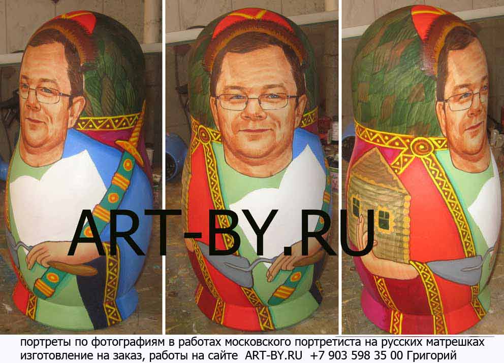 Art-yes.ru - Портрет на матрёшке. Коллекция русских матрёшек.